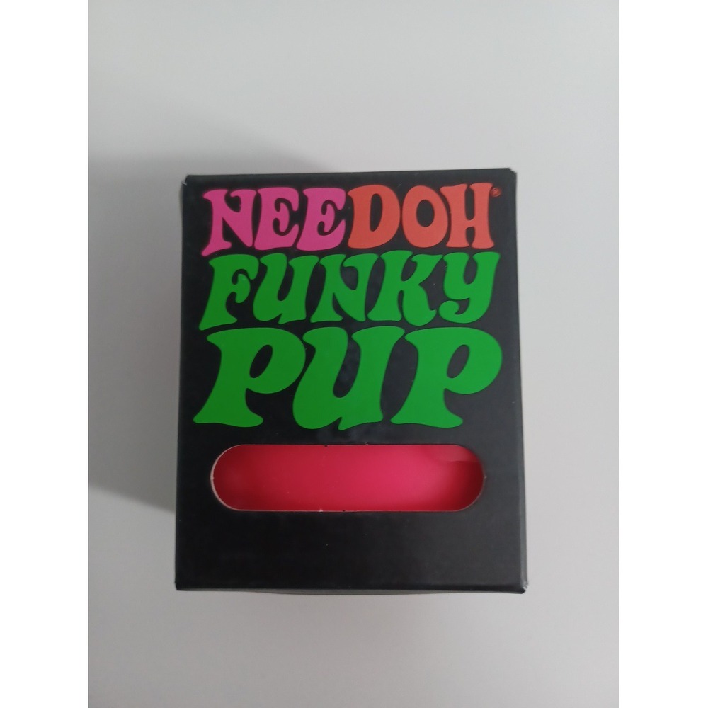 New Authentic Needoh Funky Pup - Pink - Sensory Fidget Toy